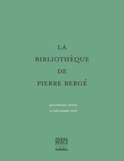 Bibliothèque de Pierre Bergé - Vente en association avec Sotheby's